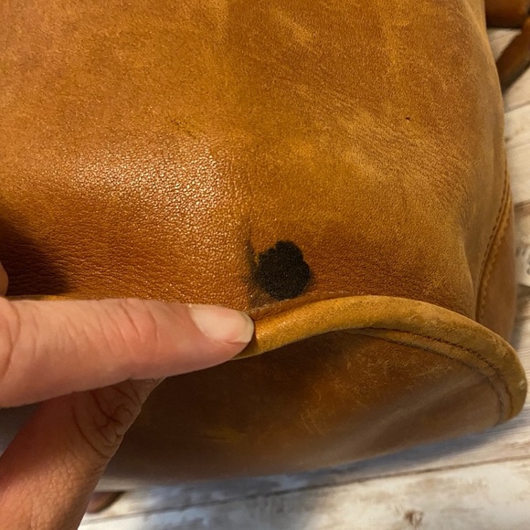 Vintage Coach Bucket Purse Brown Leather 80’s - Picture 5 of 14